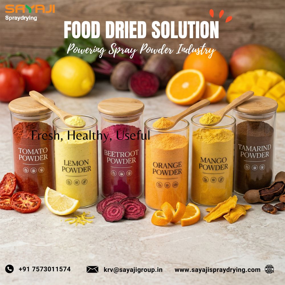 Food Dried Solutions Powering Spray Powder Industry