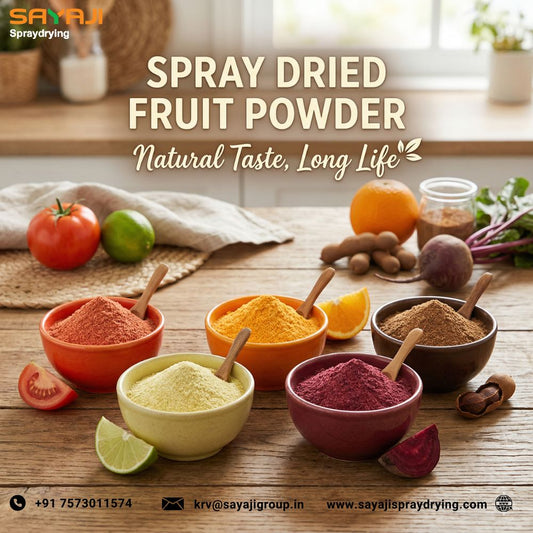 Spray Dried Fruit Powder: Natural Taste, Long Life